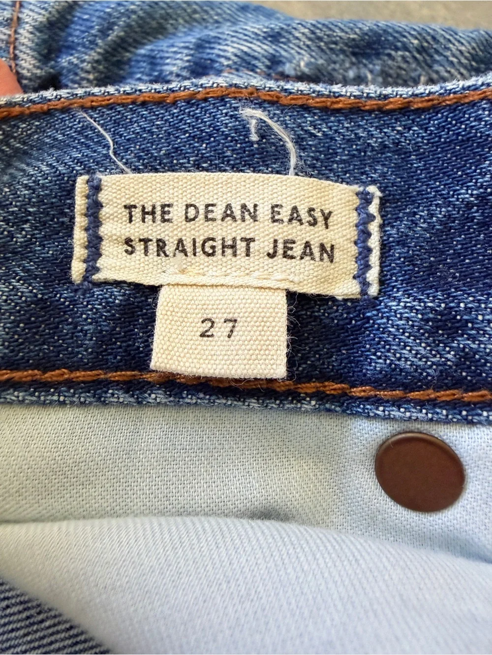 Madewell The Dean Easy Straight Jeans 27 Shibori Wash Floral Tie Dye